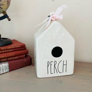 RAE DUNN Perch Ceramic Bird House